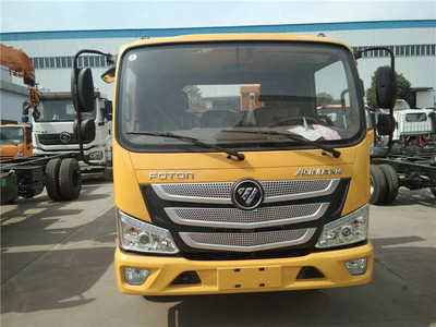 福田欧马可蓝牌一拖二清障车 道路救援的高效专业解决方案